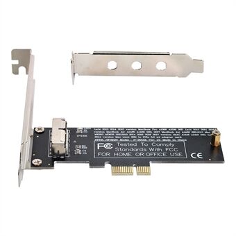 SA-143 PCI Express PCI-E 1X naar 12 + 16Pin 2013-2017 Mac Pro Air SSD Kaart converteren naar A1493 A1502 A1465 A1466 Adapter met standaard/lage fittingen