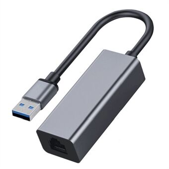 USB 3.0 Gigabit Ethernet Adapter RTL8156B 2500 / 1000 / 100Mbps RJ45 netwerkkaart voor laptop