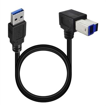 JUNSUNMAY 0,5 m USB3.0 USB-A Male naar USB Type-B Male Printerkabel Monitor Computer Printing Cord