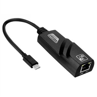 JSM USB 3.1 Type-C naar RJ45 100Mbps Adapter Laptop Ethernet Netwerkkabel Connector