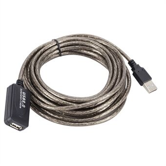5 m USB-adapterkabel 480 Mbps high speed datatransmissie verlengkabel man-vrouw USB 2.0-verlengkabel Active Repeater-kabel
