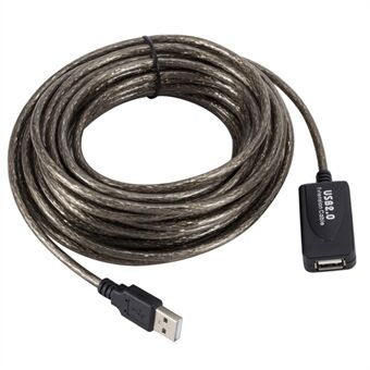 10 m man-naar-vrouw USB 2.0-verlengkabel Active Repeater-kabel 480 Mbps high-speed datatransmissie-verlengkabel