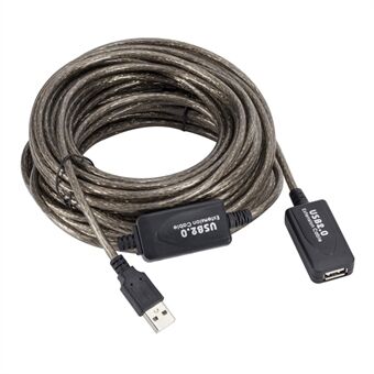 480 Mbps dataoverdrachtkabel 15 m man-naar-vrouw USB 2.0-verlengkabel Active Repeater-kabel USB-adapterkabel