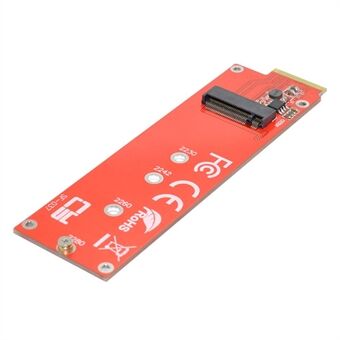 SF-037 NVME M-key Interface SSD naar EDSFF E1.S Adapterkaart Draagbare Converter Ondersteuning M.2 SSD 2280/2260/2242/2230 Formaat