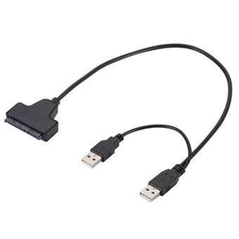 USB 2.0 naar SATA Easy Drive-kabeladapter USB2.0 SATA naar 7-pins + 15-pins kabel 2,5 inch USB naar SATA harde schijf, Solid State-schijven