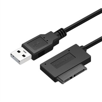 USB2.0 naar SATA Kabel SSD Harde Schijf Datakabel SATA 7Pin + 6Pin Easy Drive Cord SATA naar USB2.0 Adapter met 14cm Kabel Ondersteuning 480Mbps Transmissie
