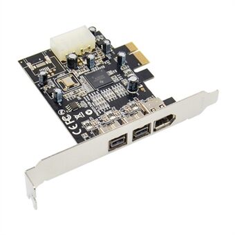 PCI-E X1 FireWire TI XIO2213A 3-poorts 1394 (2B+1A) video-opnamekaart