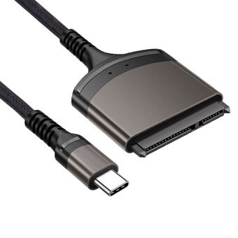UC-146-SL 5 Gbps USB-C naar SATA 22-pins Type-C-adapterkabel voor 2,5\'\' SSD-laptop met harde schijf (totale lengte: 25 cm)
