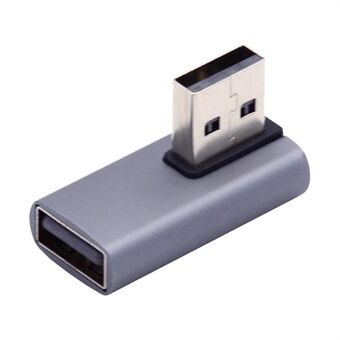 U3-018-RI 10Gbps USB3.0 Male to Female Extension Power Data Video Adapter, Low Profile 90 Degree Right Angled Type