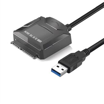U3-027-OD USB 3.0 naar schuine SATA 22-pins adapterkabel voor 2,5", 3,5" harde schijf SSD voor desktoplaptop