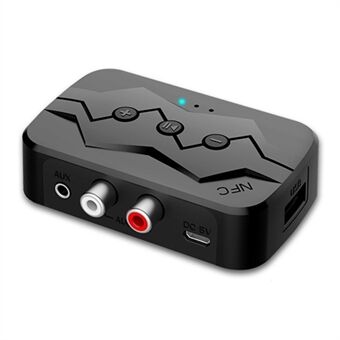 M23 NFC 2-in-1 Bluetooth 5.0 Ontvanger Zender RCA AUX Audio Adapter Ondersteunt U-Disk TF-kaart