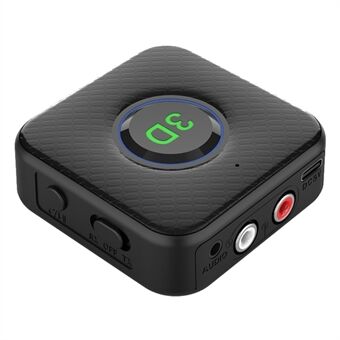 B8 2-in-1 Bluetooth 5.1-ontvanger Zender RCA 3,5 mm AUX Audio 3D-geluidsadapter voor auto-tv-luidspreker