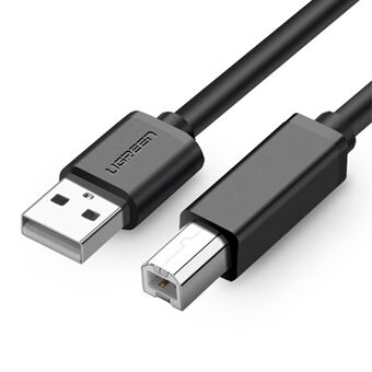UGREEN 2 m USB 2.0-afdrukkabel USB Type A naar B mannelijk naar mannelijk printer Datakabelkabel naar labelprinter