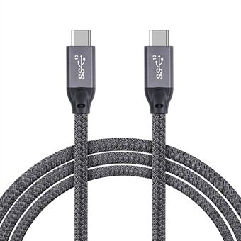 1.5m USB-C Male to Male Cable 20Gbps 4K Transmission PD100W 5A/20V Fast Charging Cord for Macbook Pro