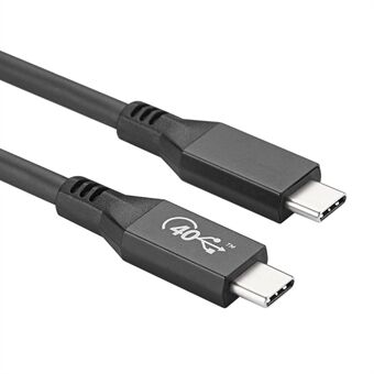 0.8m USB4 Thunderbolt 4 40Gbps 4K/60Hz Transmissiekabel 100W 5A/20V Type-C naar Type-C PD Snellaadkabel voor Macbook Pro