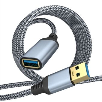 3M USB 3.0 mannelijk naar vrouwelijk verlengsnoer nylon gevlochten 5 Gbps datakabel