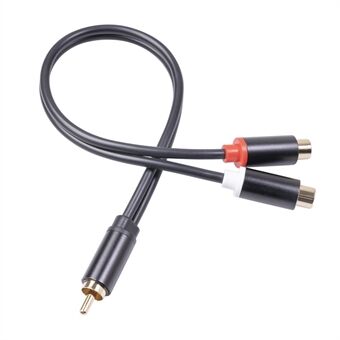 3686MFF-03 RCA male naar dual RCA female audio versterker adapter kabel Stereo Y splitter cord