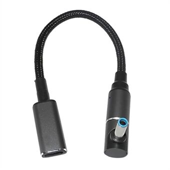 Voor HP Envy EliteBook 820 G3 820 G4 840 G3 840 G4 1040 100W Snel Opladen Magnetische USB C naar 4.5*3.0mm Converter Kabel