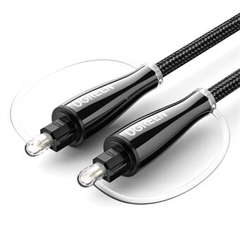 UGREEN 1 m SPDIF Toslink Digitale Optische Audio Kabel voor PS4 TV Box Luidsprekerkabel Soundbar Versterker Subwoofer