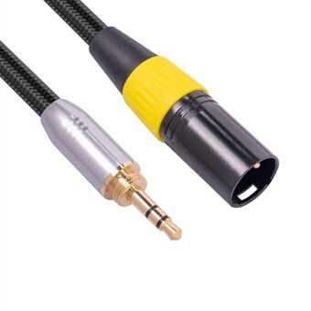 Externe Draad 3.5mm Male naar XLR 3Pin Converter Kabel voor Microfoon Mixing Console Camera