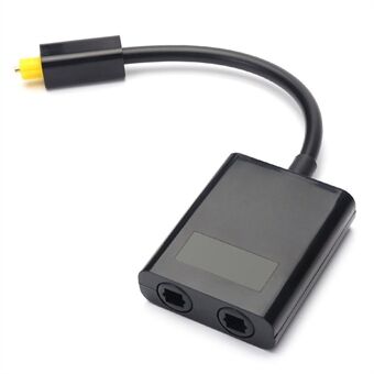15 cm Digitale SPDIF Optische Audio Splitter 1 Ingang 2 Uitgang 2 Way Toslink Splitter Adapter Kabel Hub voor CD DVD
