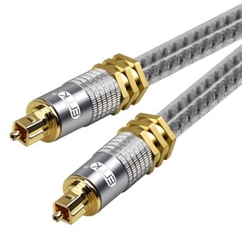 EMK YL-A 1,5 m OD8,0 mm digitale optische audiokabel Vergulde connector S / PDIF Toslink-kabel