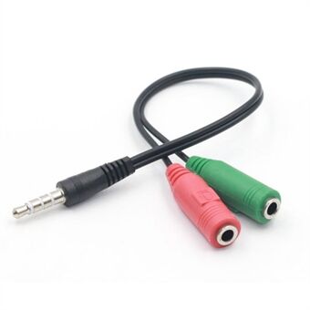 3,5 mm Male naar 2 x Female Adapter plug - Stereo Jack Splitter kabel