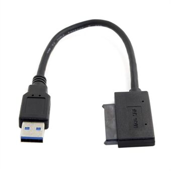 USB 3.0 naar Micro SATA 7 + 9 16-pins 1.8 \'\' 90 graden schuine harde schijf driver SSD-adapterkabel