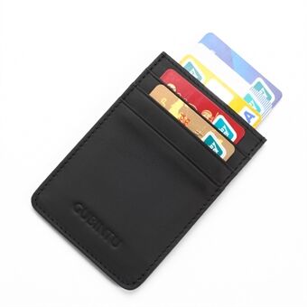 GUBINTU G111 Anti-diefstal RFID-beveiligde lederen creditcard Geld-ID zakhouder