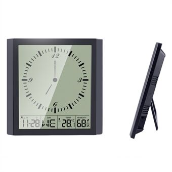 TS-8675 Multifunctionele Elektronische Wandklok Intelligent Groot Scherm Digitale Display Wekker Thuis Thermometer Hygrometer