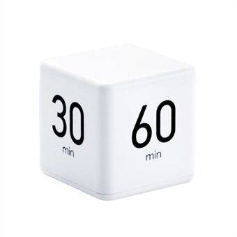Cube Timer Leren Koken Training Timer Wekker, LCD-scherm Weergavetijd, 15/20/30/60 minuten Countdown-herinnering