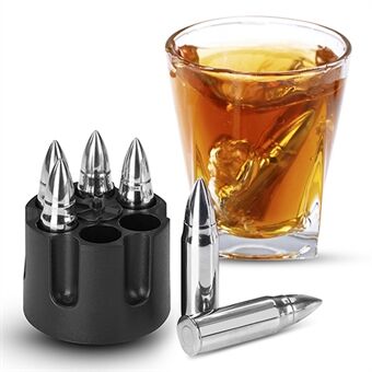 Ball Shape Steel Ice Cube Coolers Quick Frozen Whiskey Wine Beer Ice Cubes Cooler Kitchen Bar Gadgets (FDA Certified)