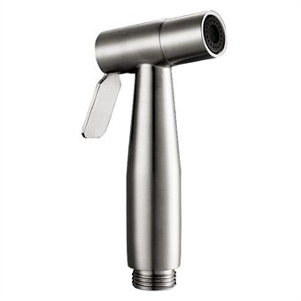 Sproeier in geborsteld roestvrij staal - voor badkamer, toilet, bidet, badkuip, planten, vloer - handdouche
