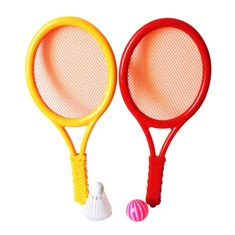 versnelling Vochtig Leuk vinden Kids Outdoor Tennisracket met Badminton Ball Set Speelgoed Cadeau voor Kids
