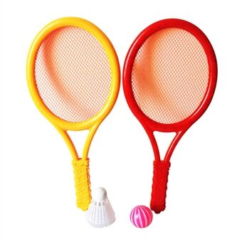 Kids Outdoor Tennisracket met Badminton Ball Set Speelgoed Cadeau voor Kids