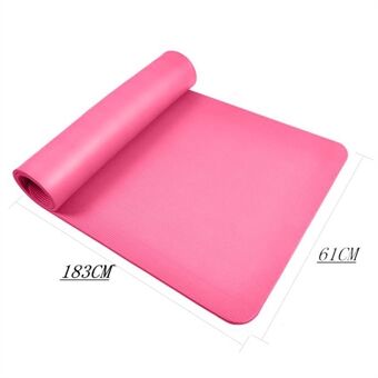 10 mm Fitness-/Yogamat - Antislipmat - 183 x 61 cm