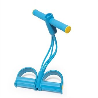 Oefenpedaal Oefenstang Weerstandsband 4 buizen Elastisch touw Sit Up Pull Up Oefenapparatuur