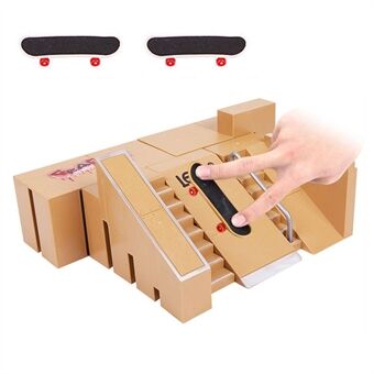 Mini Legering Finger Skating Board Skate Park Kit Locatie Combinatie Speelgoed