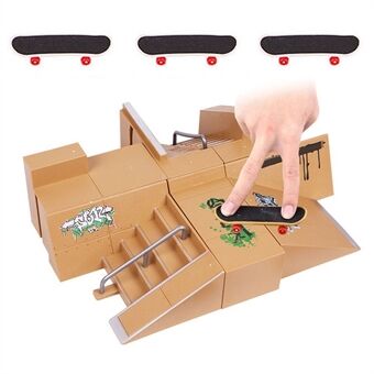 Mini Legering Vinger Schaatsen Board Skate Park Kit Locatie Combinatie Speelgoed