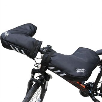 1 paar waterdichte Oxford doek fleece voering wanten fiets motorrijden handschoenen voor de winter