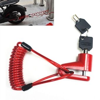 Anti-diefstal schijfremslot met kabel voor fietsen & elektrische scooters