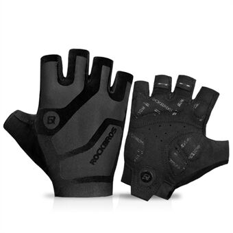 ROCKBROS S196 SBR handpalmsteunbeschermingshandschoenen met halve vingers, antislip fietshandschoenen voor Outdoor