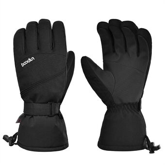 BOODUN 1384 1 paar winterwarme handschoenen met touchscreen, wanten met volledige vingers voor skiën, fietsen