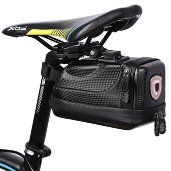 WEST BIKING Waterdichte fietszadeltas met USB oplaadbaar achterlicht
