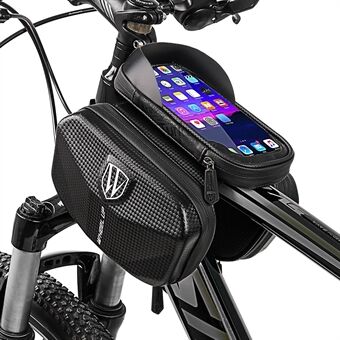 WHEEL UP Waterdichte fietsslangbehuizing met transparante venstertas voor 6,0-inch mobiele telefoons