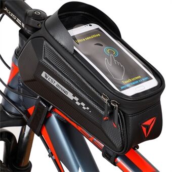 WEST BIKING YP0707261 Outdoor fietsen Waterdichte fiets voorslang case voor 7,0 inch telefoon met touchscreen