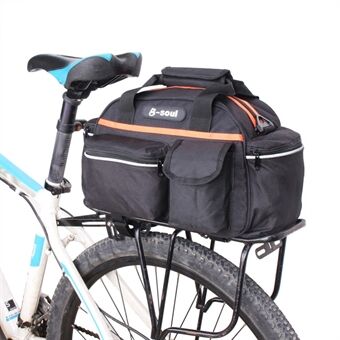 B-SOUL 14L fiets MTB fiets bagagedrager Staart tas pakket Reflecterende fiets tool opbergtas