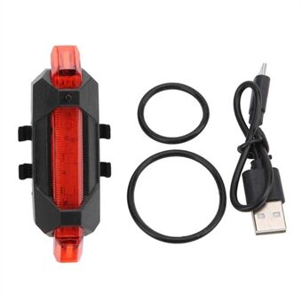 CYCLINGBOX BG-918 USB Oplaadbare Fiets Achterlicht Weg Mountainbike Veiligheidswaarschuwingslampje Achterlicht