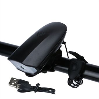 3 in 1 waterdichte fietslamp Multifunctionele draagbare zaklamp met bel om te rijden (batterijversie)