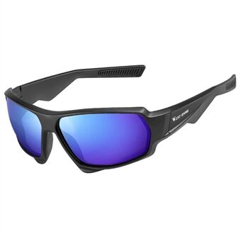WEST BIKING YP0703140 Fietsen Rijden Gepolariseerde bril Oogbescherming Bril Outdoor Winddicht Uv-zonnebril - Zwart / Blauw